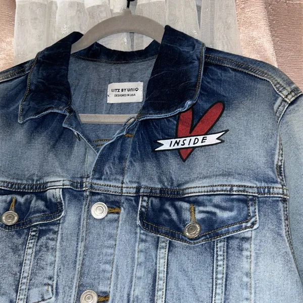 Litz by Unio Size XL Jean Jacket Blue - Image 2