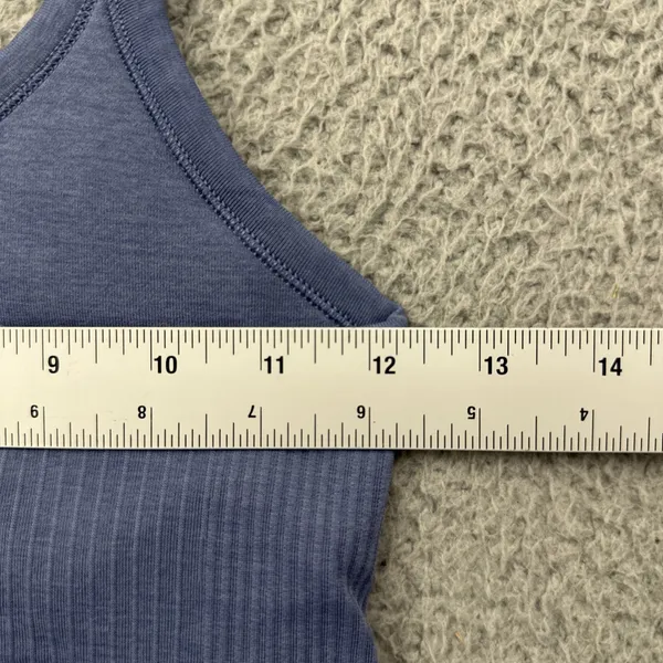 Lululemon Ebb To Street Tank Top Oasis Blue Athletic Athleisure Womens's 4 - Image 5