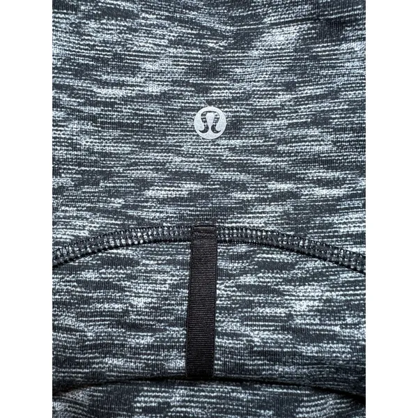 lululemon Define Track Jacket Space Dye Full Zip Pockets Gray Pink Size 4 - Image 6