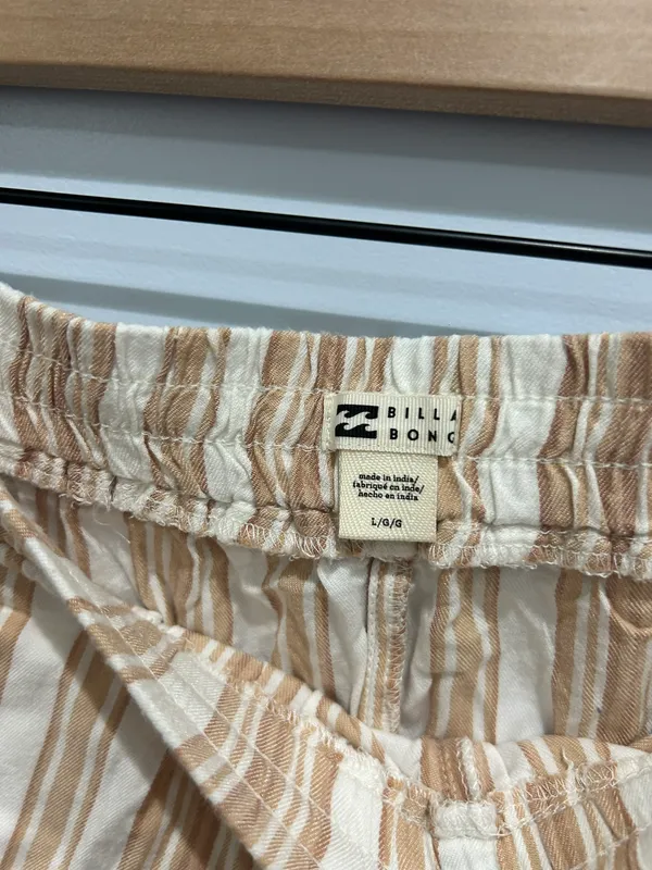 Billabong Striped Flowy Shorts - Image 2