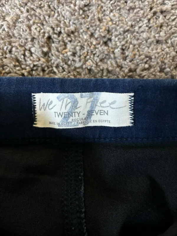 We the Free Women's Blue Skinny Jeans Pull On Style Sz 27 - Image 7