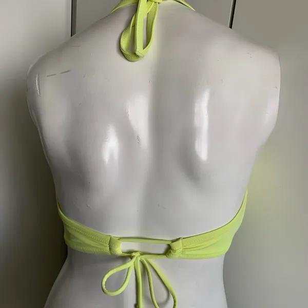 Victoria’s Secret 36DD chartreuse halter bikini top - Image 7