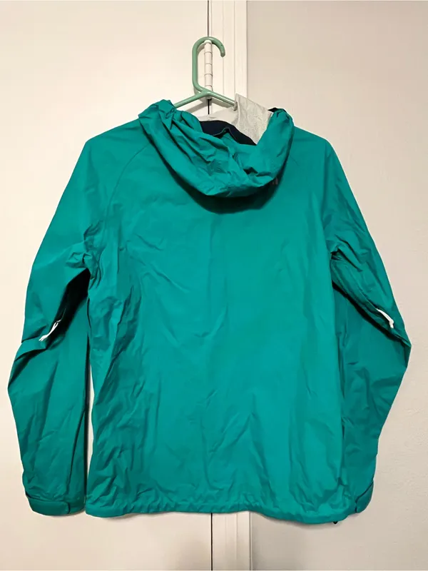 The North Face Steep Series Teal Hooded Full Zip Windbreaker Jacket S/P - Image 6