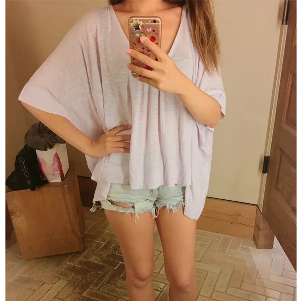 Anthropologie purple lilac A line domain top - Image 4