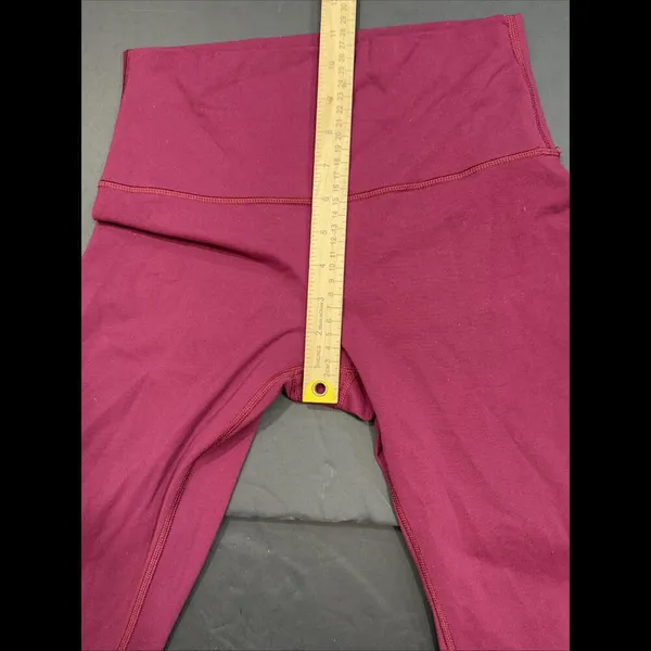 Lululemon Burgundy Athleisure Preppy Active‎ Gym Yoga Legging Minimalist Size 6 - Image 6