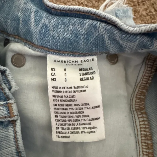 American Eagle High-Rise Jean Shorts  - Image 3
