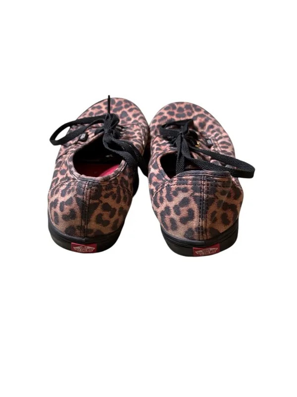 Vans Unisex Animal Print Lace Up Shoes Men 7 Women 8.5 - Image 4