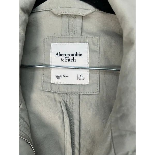 Custom Abercrombie & Fitch Utility Jacket Women’s XL Western Sunflower Boots - Image 9