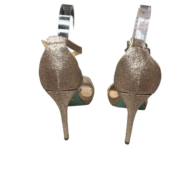 Betsey Johnson Tiffany Wedding Collection Stiletto Heels Sz8 - Image 4