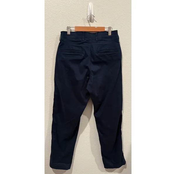 ABERCROMBIE AND FITCH Straight Stretch Navy Blue Pockets Pants - Image 3
