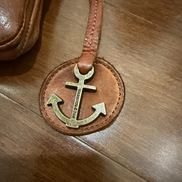 Harbour & 2nd Brown Luna Leather Crossbody Belt Bag - Image 2