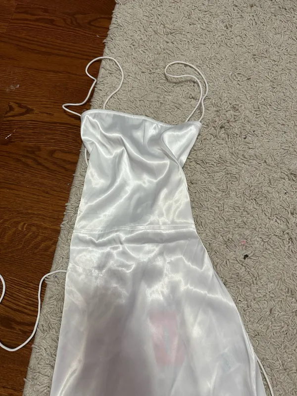 edikted satin mini dress - Image 4
