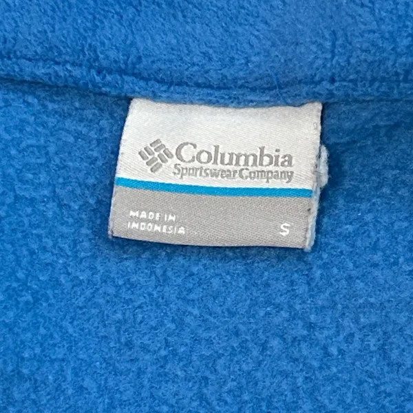 Columbia Womens Small Blue Mount Cannon Fleece‎ Full Zip Jacket Gorpcore - Image 4