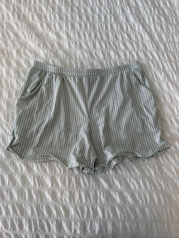 Kohl's Green Striped PJ Set - Image 6