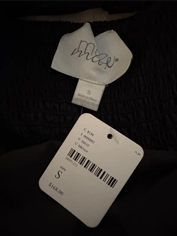 Free People Mare Mare Bella Puff Sleeve Mini Dress Women Size Small Black - Image 4