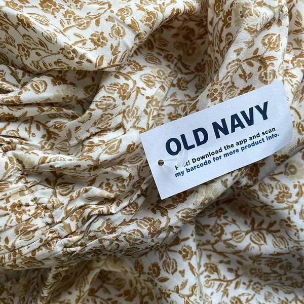 Old Navy Floral Tie Back Tank Top - Image 4