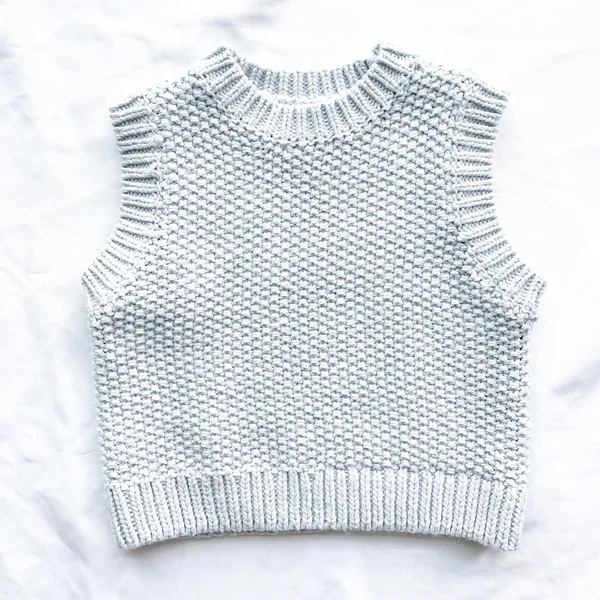 Hennes & Mauritz Chunky Knitted Sweater Vest Size Small - Image 3