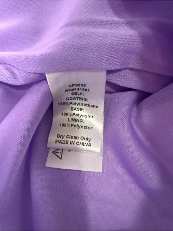 TCEC Women’s Smqll Lilac High-Waist pleather lined Shorts - Image 8