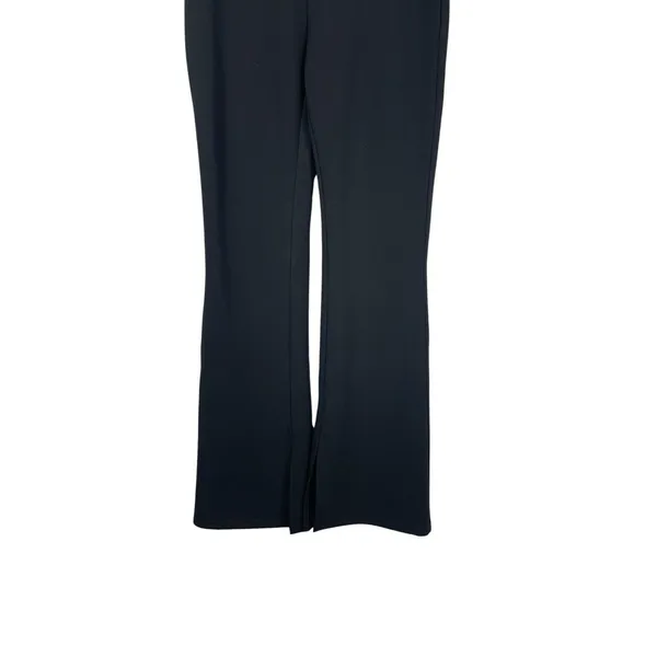 Petal & Pup Hallie Pants Black Wide Leg Slit Hem Pull On Stretch Pants 4 NWT - Image 2