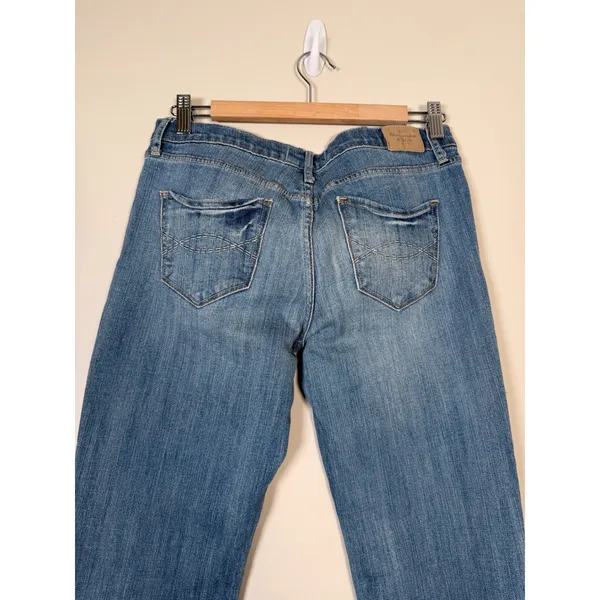 Abercrombie Fitch Emma Bootcut Jeans Medium Wash‎ Stretch Womens 8L - Image 3