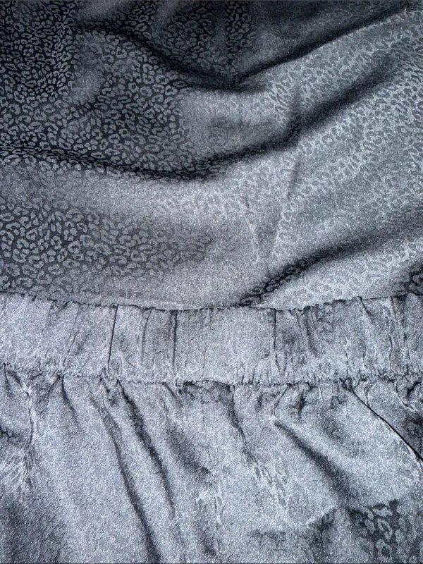 Victoria's Secret Black Satin Cami & Shorts Sleep Set - Image 7