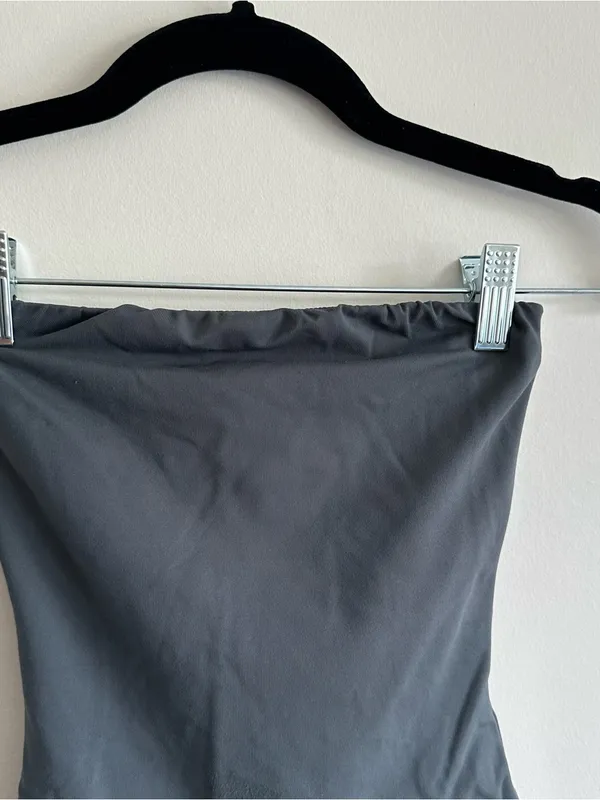 Aritzia Babaton Strapless Grey Bodysuit - Image 2