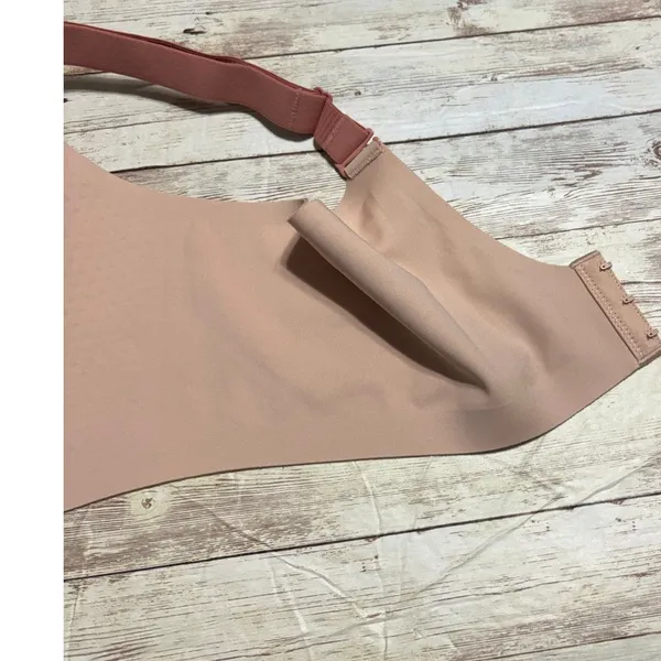 MomCozy Nursing Bra Plus Size 3X Neutral Breastfeeding Wireless - Image 7