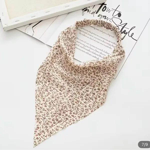 Floral Scarf in Five Styles Pink - Image 6