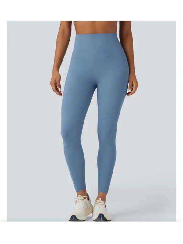 Halara High Waisted Sz Small 7/8 Tummy Control Pocket Shaping Training Leggings - Image 2