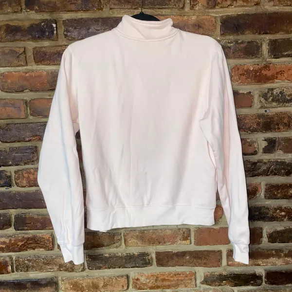 Fabletics Baby Pink 1/2 Half Zip Pullover Go-To Sweatshirt Women's Size Small - Image 6
