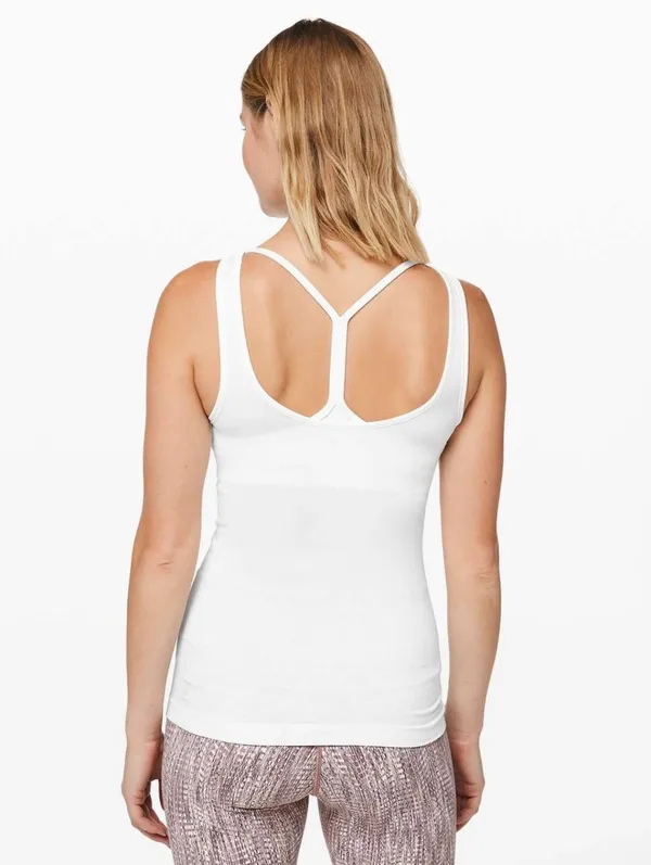 Lululemon Seek Simplicity Tank White 6 - Image 2
