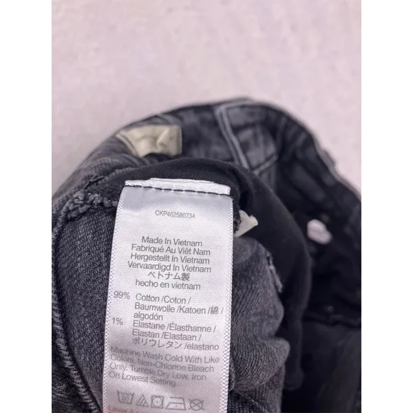 Madewell Curvy Perfect Vintage Straight Jean Womens 26 Gray Raw‎ Hem Denim - Image 4