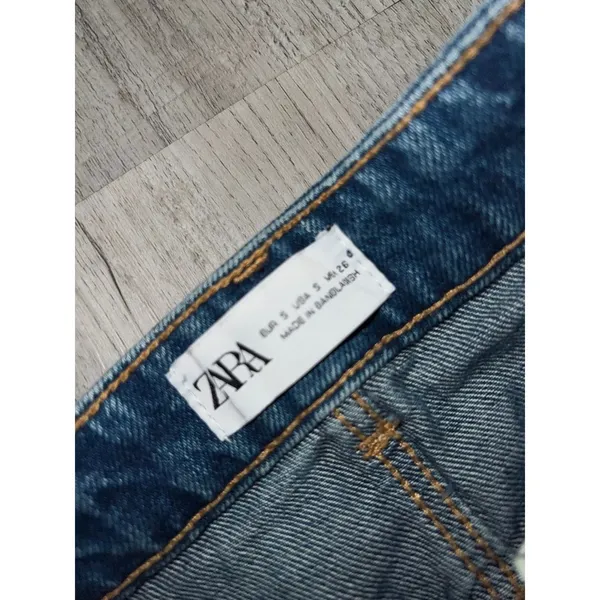 Zara denim Mini Skirt - Image 2