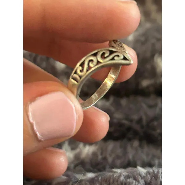 Z54 size 9 ring 925 sterling silver - Image 3