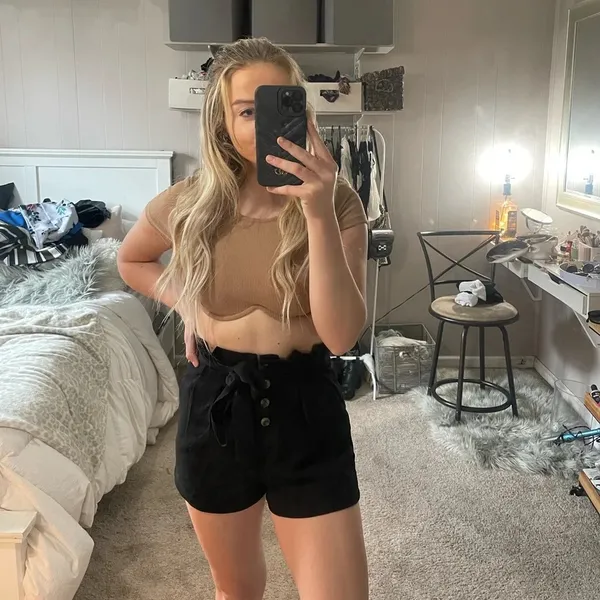 FOREVER 21 button up shorts S - Image 3