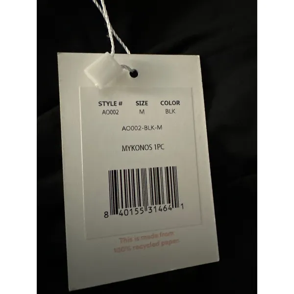 Andie Mykonos Black One Piece Swimsuit Size Medium - Image 4