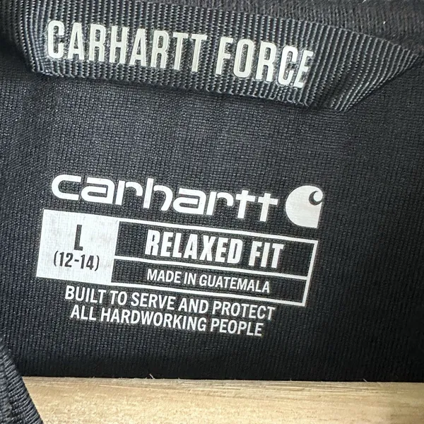 Carhartt Force Relaxed Fit Long Sleeve Pullover Sz L Women’s Frosted Hiking - Image 4