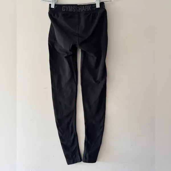 Gymshark Black Compression Leggings - Dry Moisture‎ Management - Image 2
