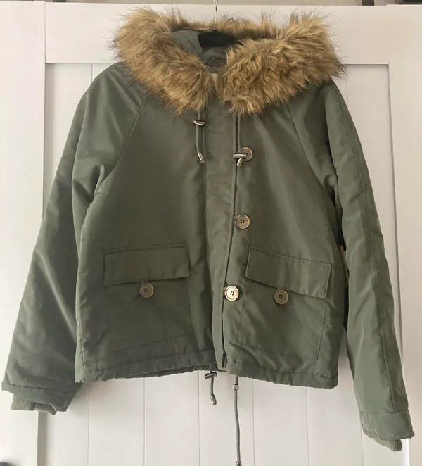 NWT Olive Green Jacket Size M - Image 5