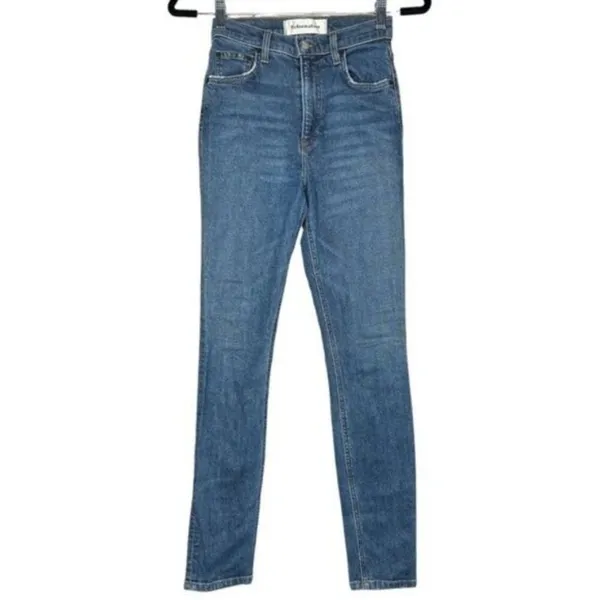 Reformation High & Skinny Jeans Size 25 - Image 3