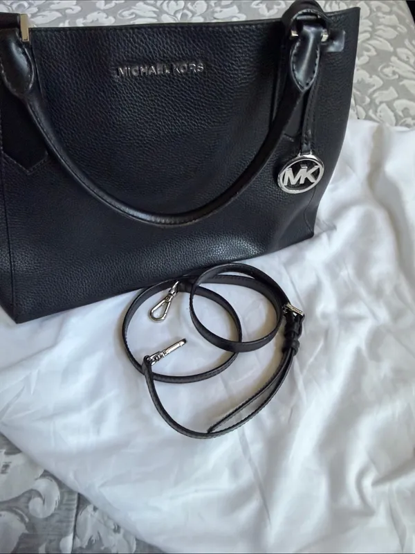 Michael Kors Black Pebbled Leather Tote - Image 4