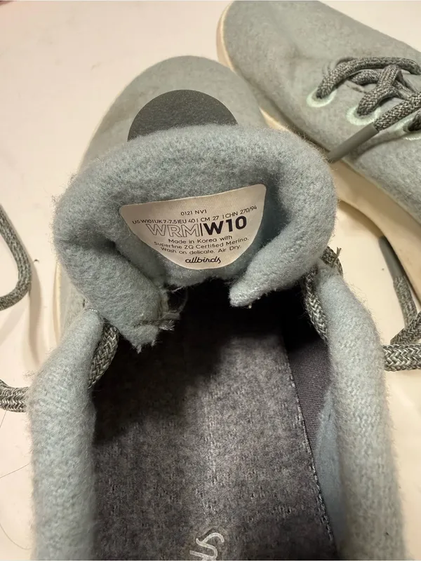Allbirds Wool Runners Womens Size 10 - Image 8