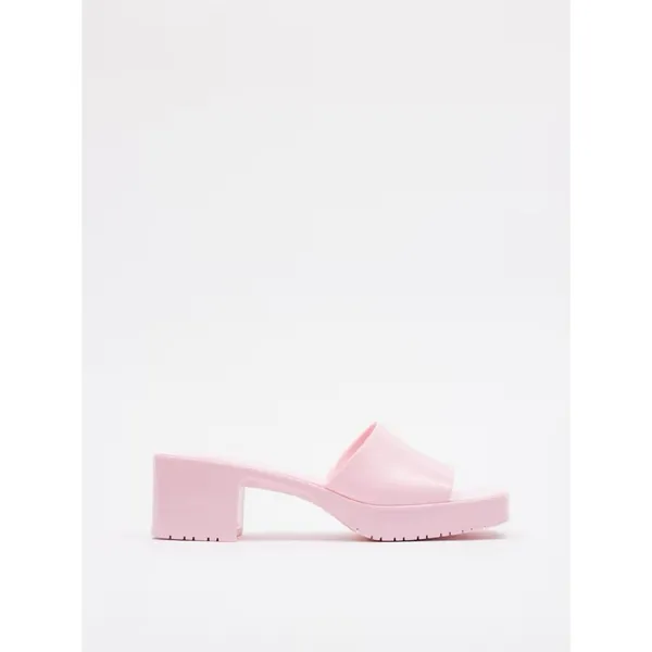 Steve Madden Harlin Block Heeled‎ Sandal in Pink Size 8 - Image 2