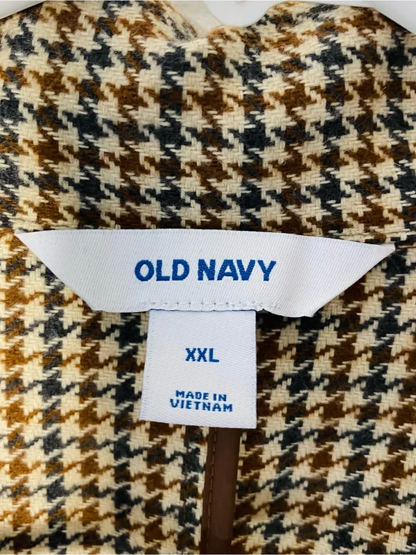 OLD NAVY Houndstooth Longline Blazer - Image 6