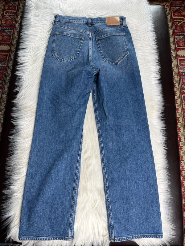 Aritzia Denim Forum The Arlo High Rise Straight Jeans - Image 8