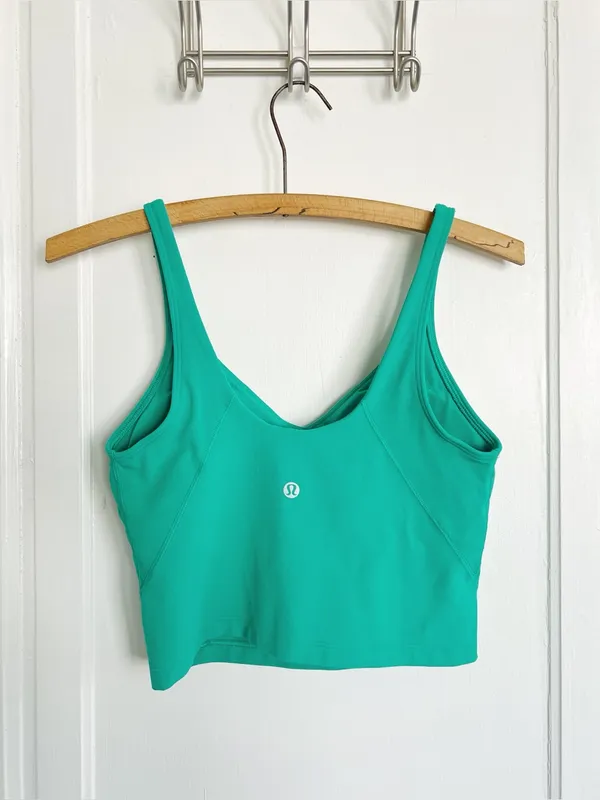 Lululemon • Align Tank Top crop Maldives Green nulu built in bra athletic yoga - Image 7