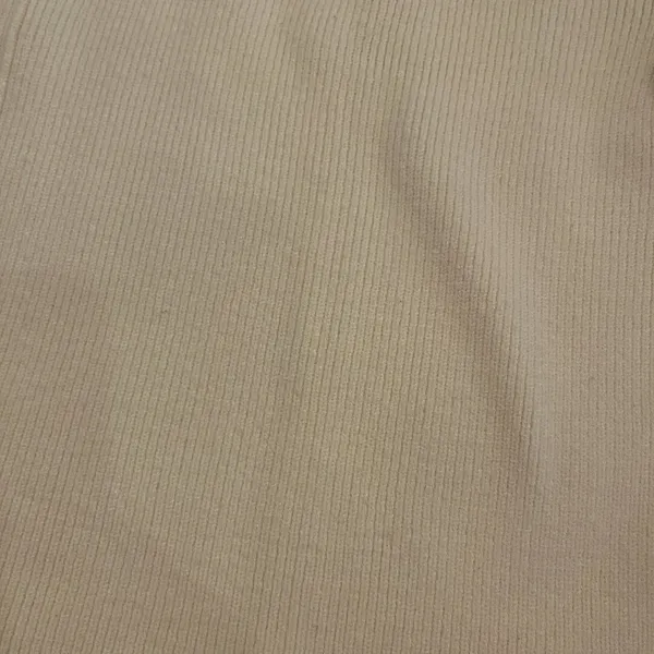 Mango Cropped Boxy Mock Neck Ribbed Sweater S‎ Cream Ivory - Image 5