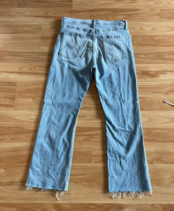 Awesome Mother Denim The Tripper Ankle Fray Jeans in Island Time - Sz 32 - Image 8