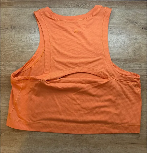 Lululemon Orange Tank Top - Image 2