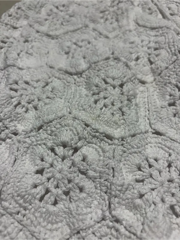 Show Me Your MuMu Palmer fleetwood White Crochet dress medium - Image 3